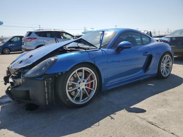 2016 PORSCHE CAYMAN GT4 — VIN WP0AC2A80GK191588
