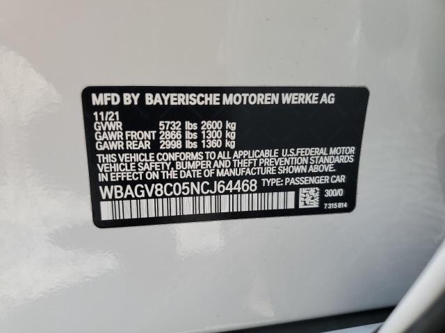 WBAGV8C05NCJ64468
