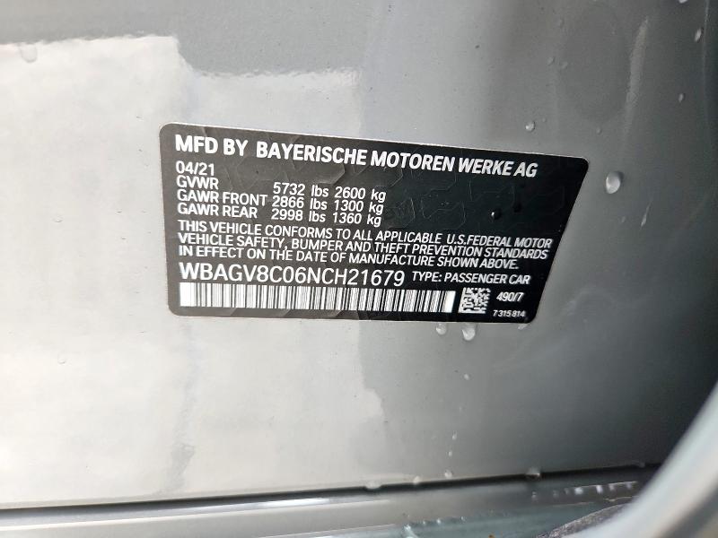 WBAGV8C06NCH21679