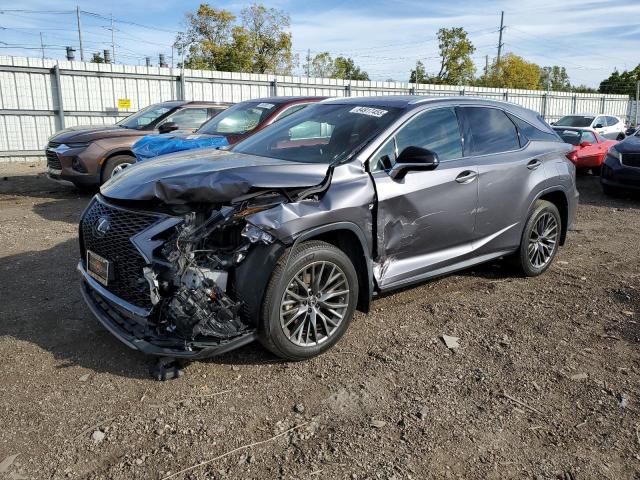 2022 LEXUS RX 350 F SPORT — VIN 2T2SZMDAXNC341830